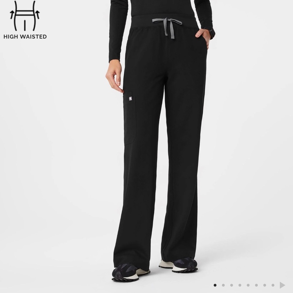 Figs High-Waisted Isabel Wide Leg Scrub Pants